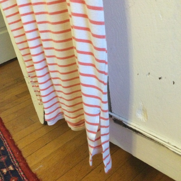 Three Dots Large Relaxed Fit Soft and Comfy Striped Dress/ Beach Coverup - Picture 4 of 4